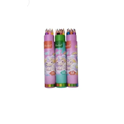 Crayons de couleur 12 en Tube
